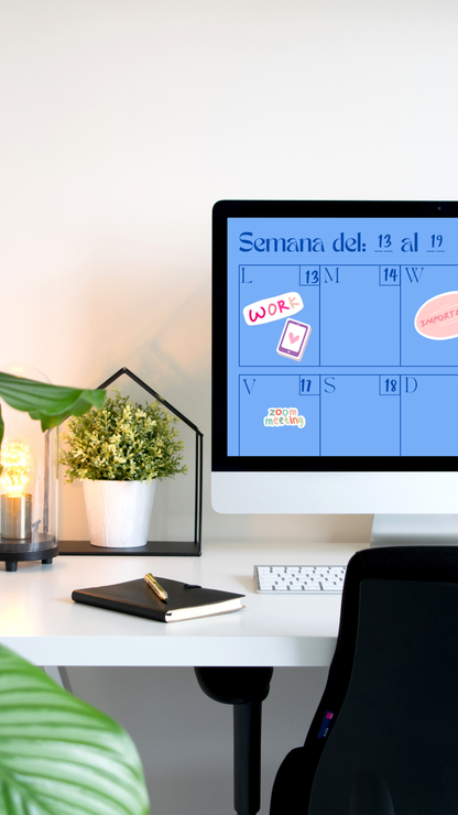 📅 Domina Tu Semana: El Planner Digital Que Lo Tiene Todo ✨