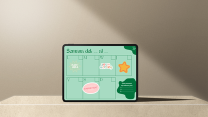 📅 Domina Tu Semana: El Planner Digital Que Lo Tiene Todo ✨