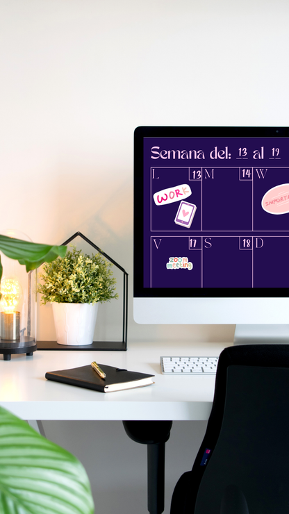 📅 Domina Tu Semana: El Planner Digital Que Lo Tiene Todo ✨