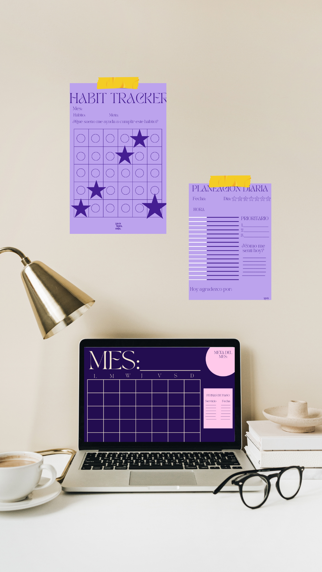 📅 Organiza Tu Mes: Calendario Mensual Dinámico y Funcional 🌟